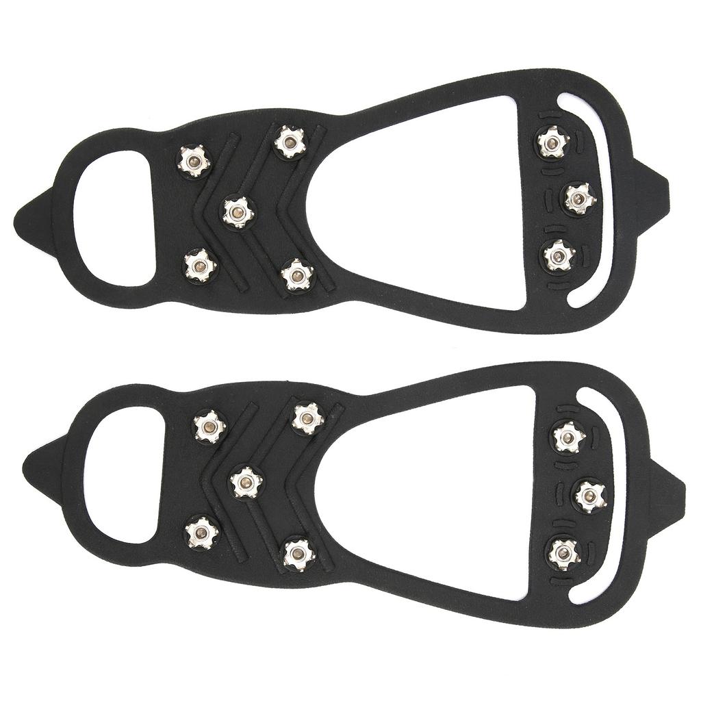 1 Pair 8Tooth Outdoor Snow Walking Nail Crampons AntiSlips Ice Shoes Spikes Covers(L )
