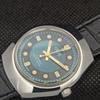 VINTAGE ORIS WINDING SWISS MENS REFURBISHED WRIST GREEN WATCH 558b-a296970-1