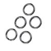 5 Pack Zinc Alloy Round    Snap Hooks, Hook Key Chain Clips, Secure Locking Buckle for Key   Tool Attachment