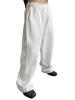 Men's  European and American Wide-Leg Sweatpants, Drawstring Waist, Loose Fit, Straight-Leg Sports Pants