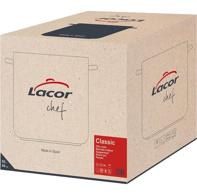 Lacor Soup Pot with Lid 40 Cm 50 L (50140)