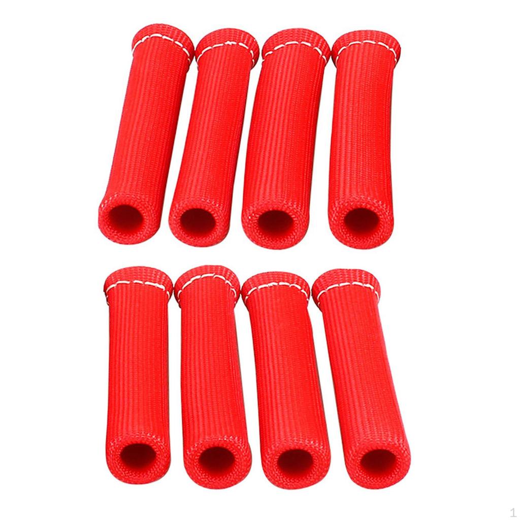 8 Pieces Sleeve, Fiberglass Reduces Temperature Universal Cover Automotive