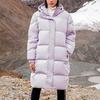 (WMNS) Skechers Long Down Jacket 'Multi-Color' Women's L420W264