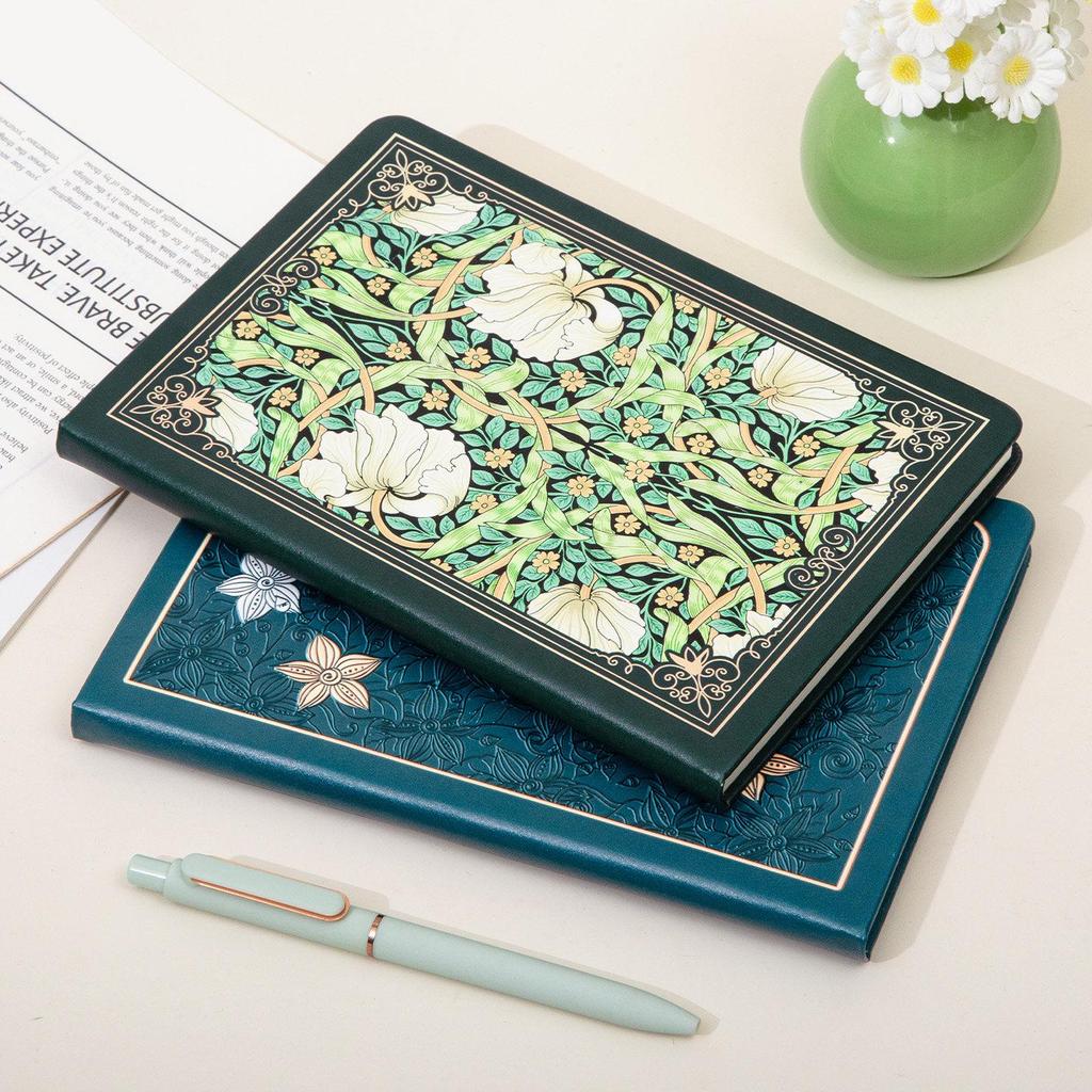 Retro A5 Illustrated Notebook with Thick Blank Pages