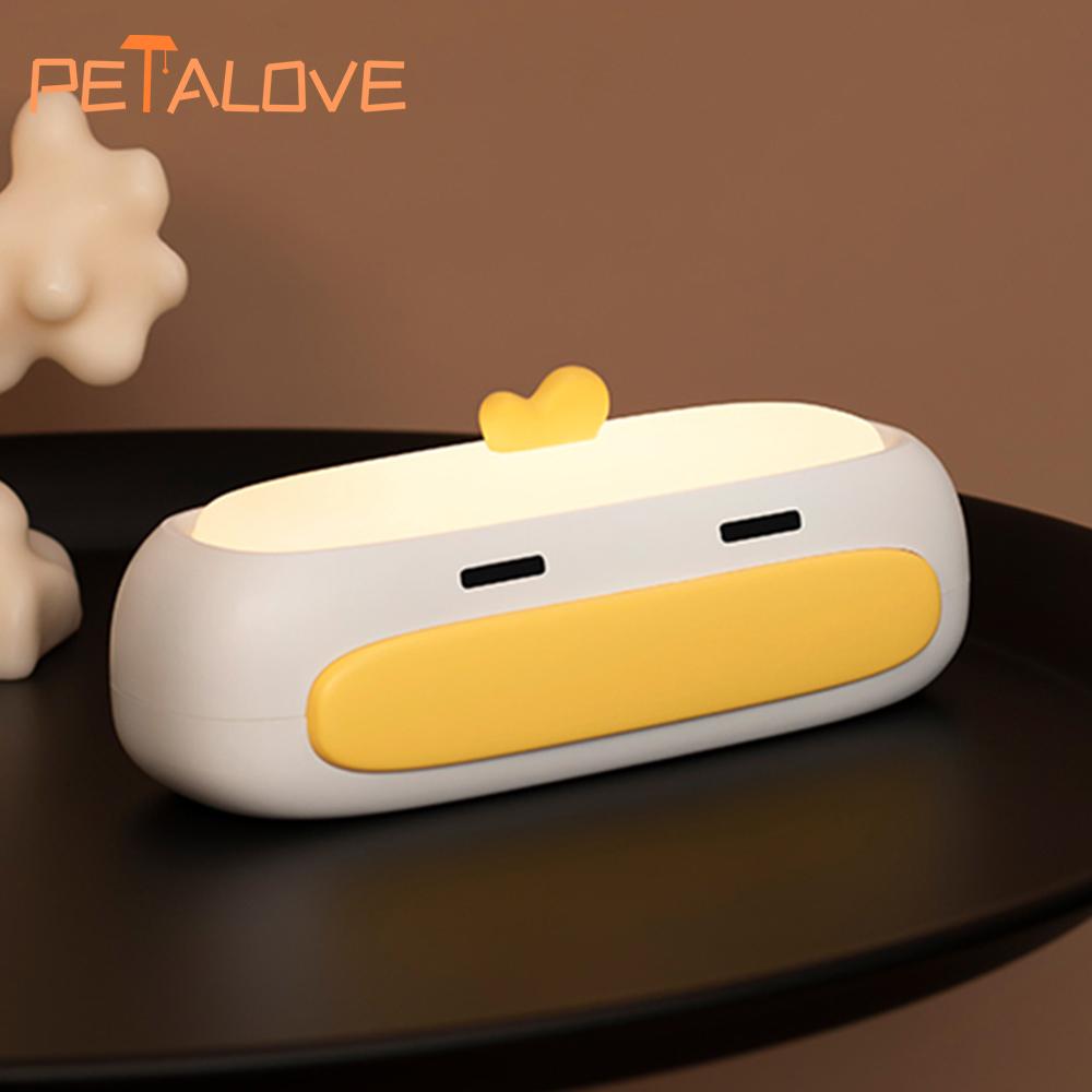 Capybara Night Light Rechargeable Mobile Smart Settings Timing Silicone Lamp Unique Bedside Decoration Pat Brightness Adjustment