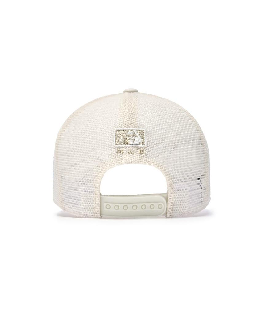 Emelbi Signature Patch Mesh Cap Chw (Cream)
