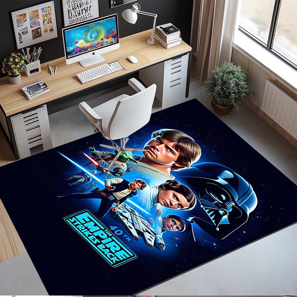 Star Wars Printed Carpet Rug for Office Chair Living Room Bedroom Kitchen Room Decor Gifts
