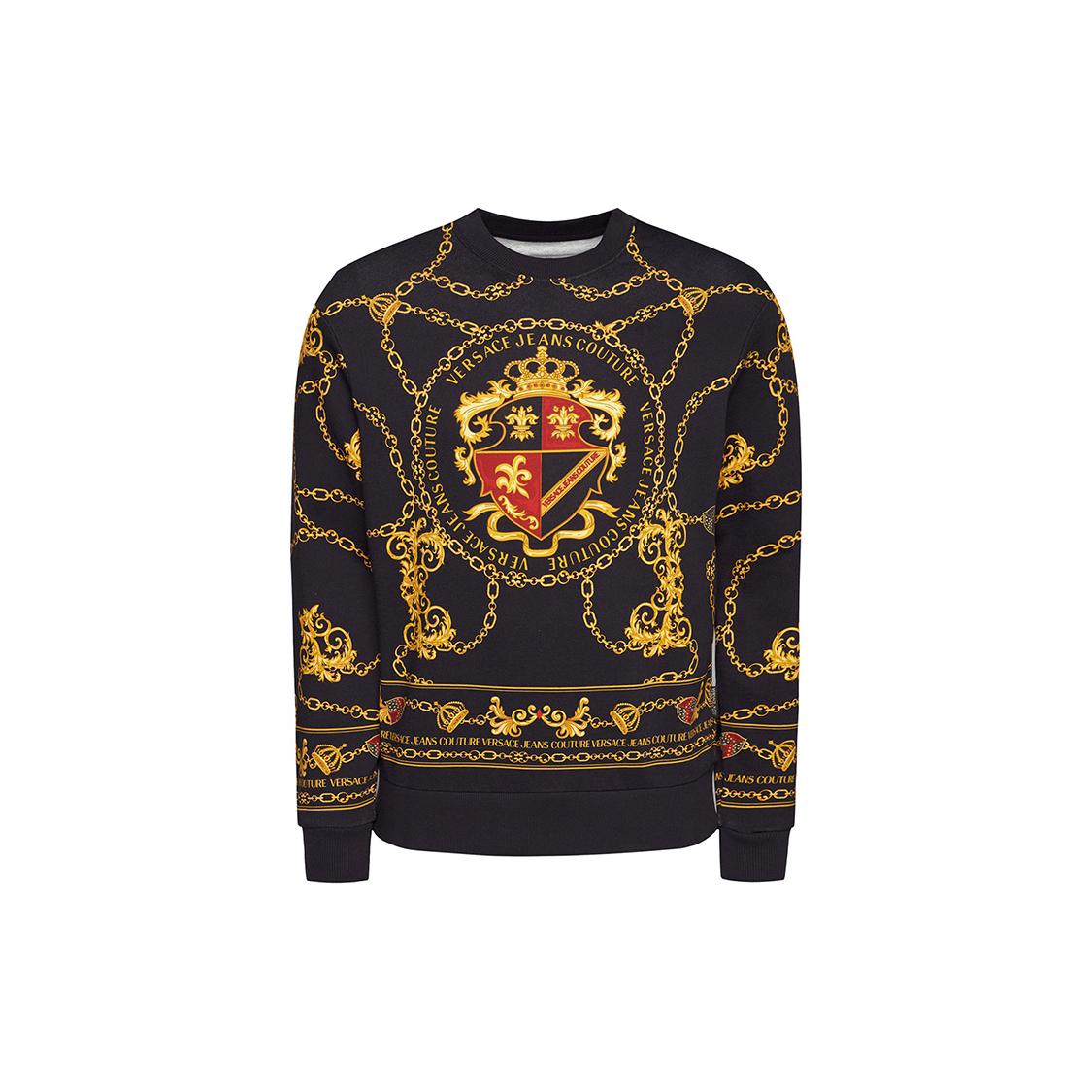 VERSACE JEANS COUTURE Sweatshirt Men`s Black