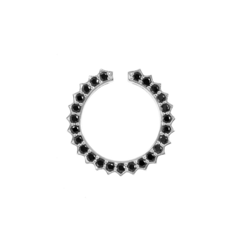 J.Gracelet Solar Circle Black Ring ( S925 )