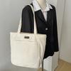 Large Capacity Canvas Bag Student Class Commuter Tote Bag