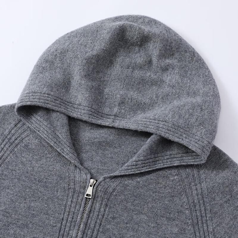 Xiangying Women's Hooded Full-Zip Knit Cardigan