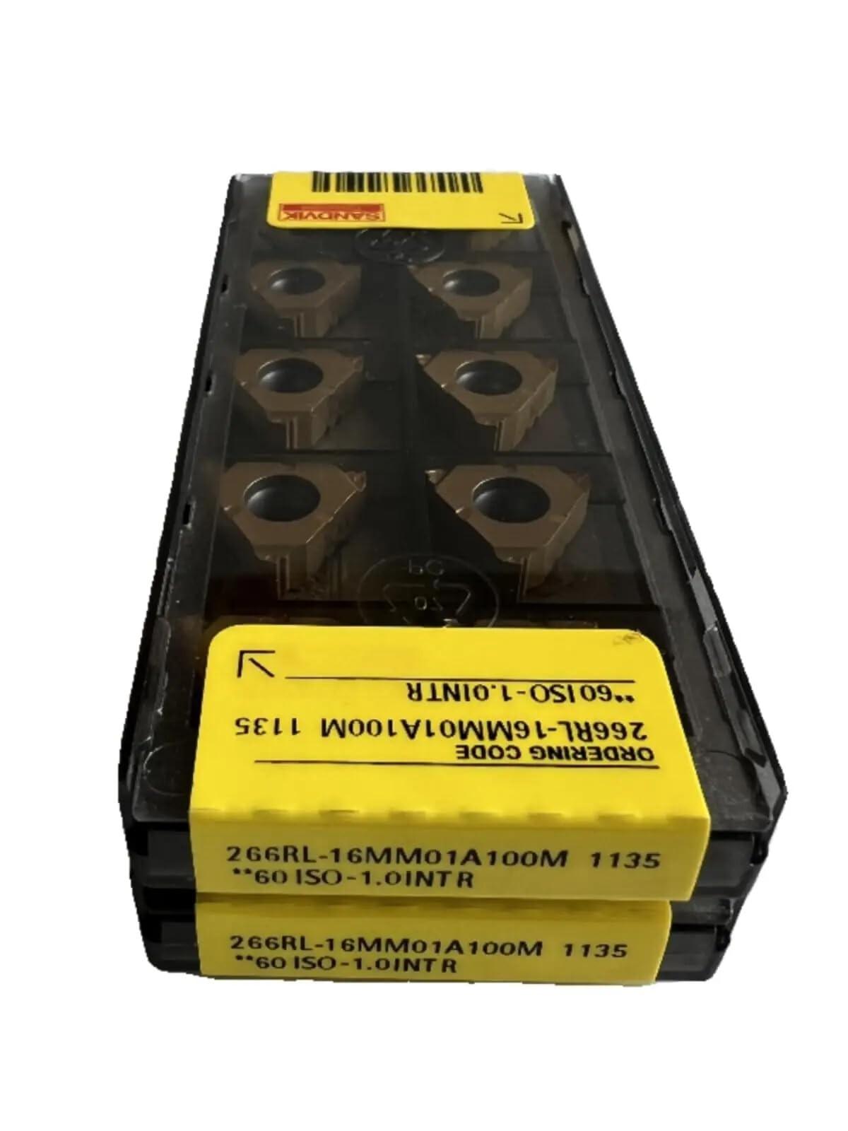 

Original Sandvik / 266RL-16MM01A100M 1135 / CNC lathe carbide blade 10 PCS