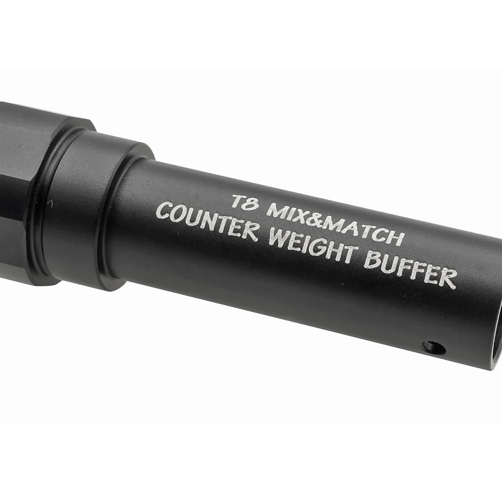 Ryohin Buhin Tokyo Marui MWS Compatible T8 Adjustable Recoil Buffer Recoil Spring Custom Kit V2 with Adjustable Spacer (for TM GBB M4 Series)