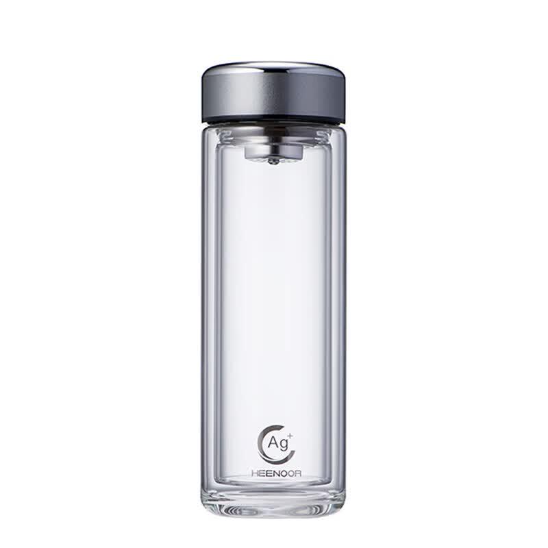 Xinuo Anti-bacterial Double-layer Glass Insulated Water Bottle