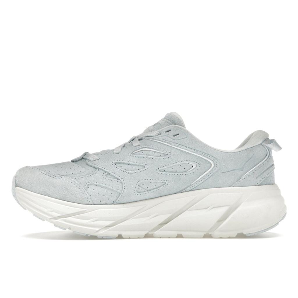 HOKA Clifton L Wildleder Country Air Unisex-Sneaker Blau Bit-Of-Blue 1122571-CABOB