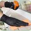 100PCS Black Nitrile Gloves Thickened Disposable Gloves for Cleaning Hairdressing Waterproof Dishwashing Tattoo Gloves
