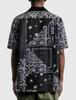 [USED] SACAI Hank Willis Thomas Bandana Mix Short Sleeve Shirt
