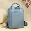Solid Color Backpack Multi-functional Business Travel Computer Bag Women's Large Capacity Backpack