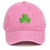 Ireland Green Baseball Cap Retro Clover Embroidered Sunscreen Hat for Men And Women Trendy Couple Duckbill Cap