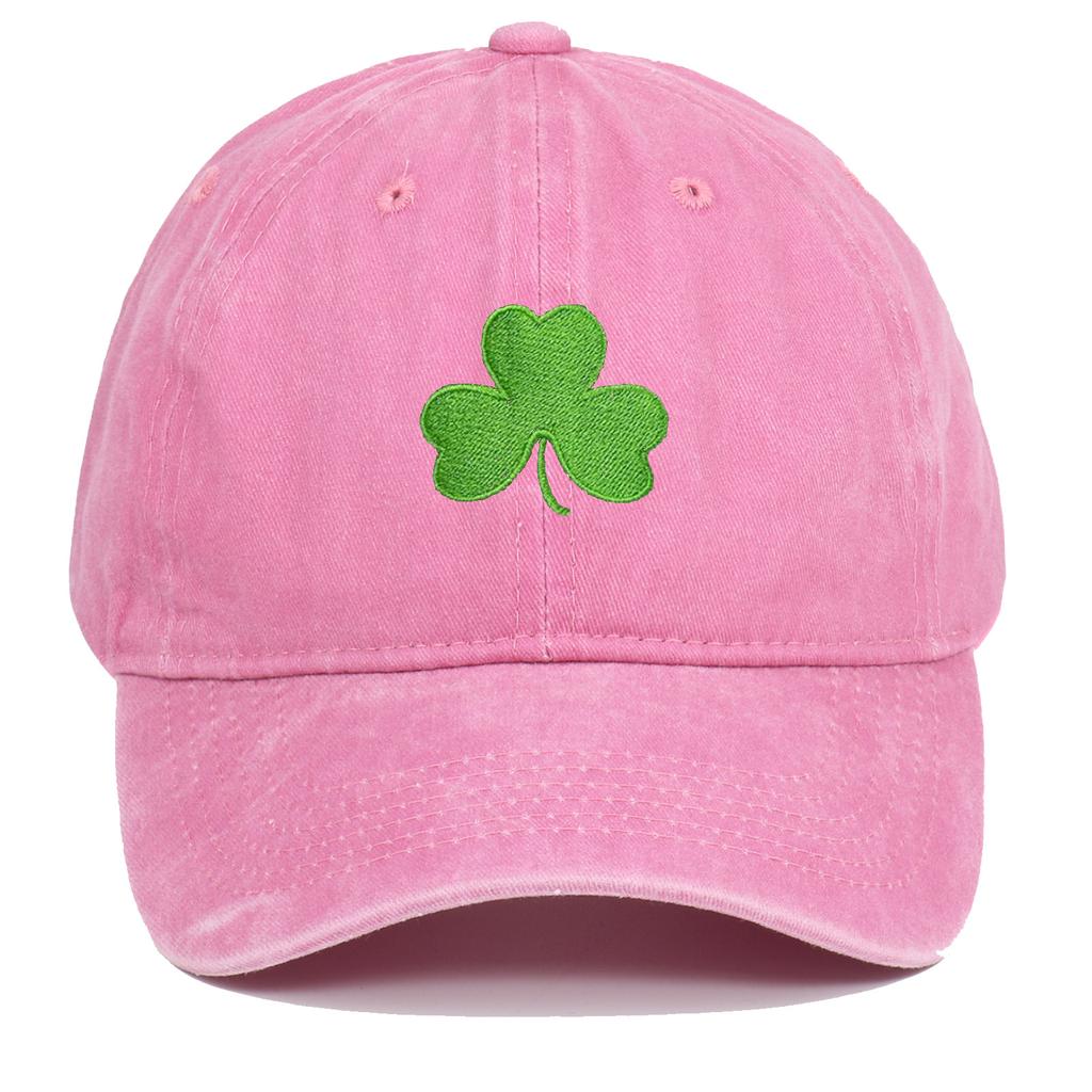 Ireland Green Baseball Cap Retro Clover Embroidered Sunscreen Hat for Men And Women Trendy Couple Duckbill Cap
