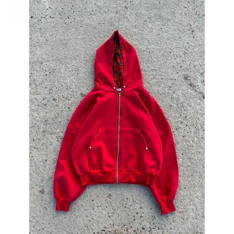 2026 Unisex Reversible Hooded Zip-Up Sweatshirt