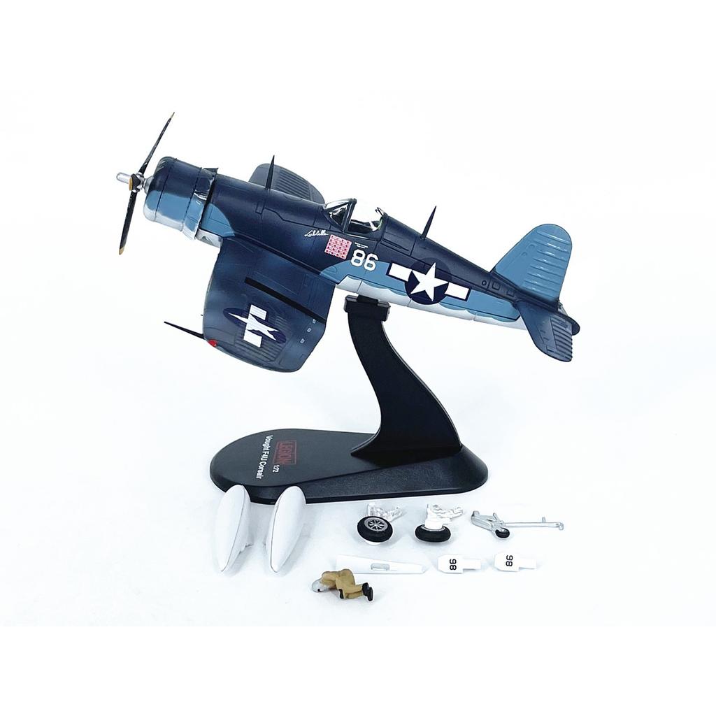 1/72 US stíhačka F4U-1 Model 214. letka 86# Slitinový model stíhačky