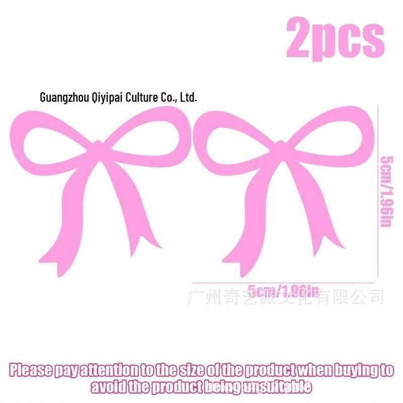 Pink Bow Star Passenger Princess Car Decal Sticker