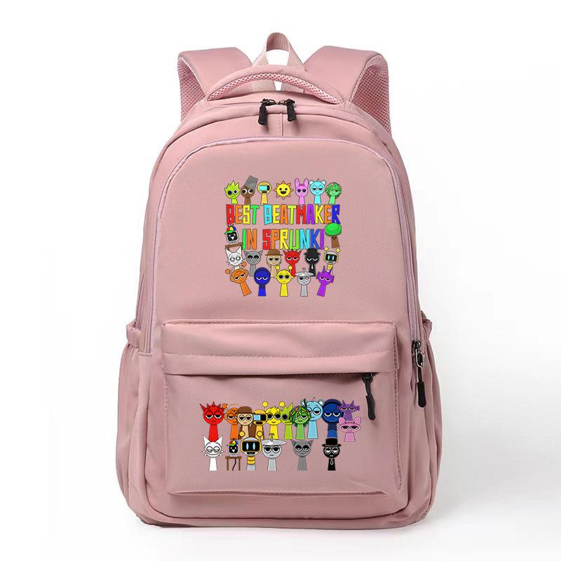 Hot Sale Junior High School High School Students Large Capacity Backpack Cartoon Peripheral School Bag College Style Campus Leisure Backpack