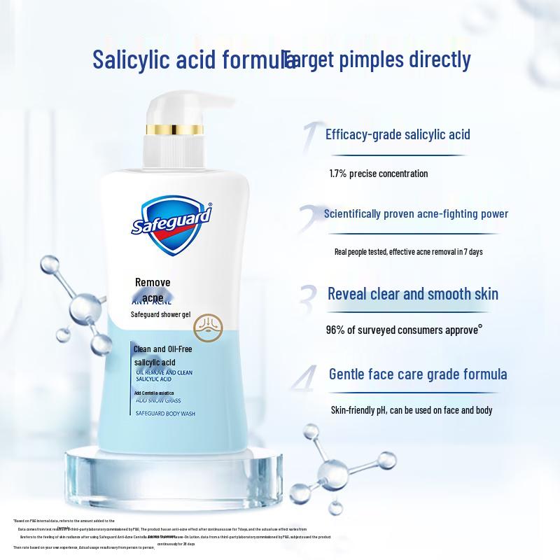 Safeguard Centella Asiatica Ölkontrolle Duschgel