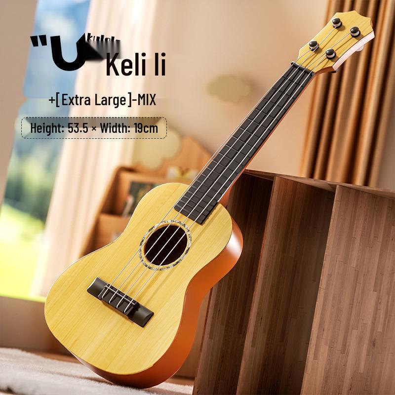 Realistic Guitar Playable Ukulele Toy for Children's Musical Education