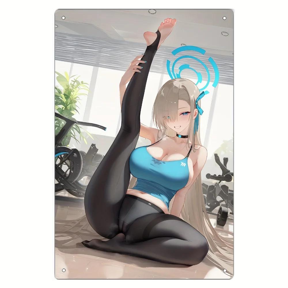 Anime-Themed Metal Art Poster, A Decor Sign for Home. A Unique Gift for Fans, Durable Aluminum, Hassle-Free Ready To Hang.