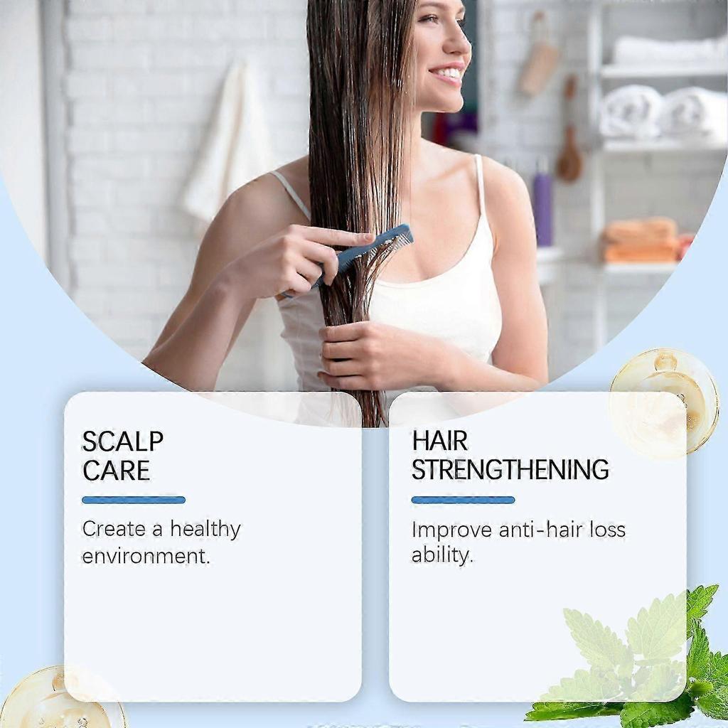 Nourishing Hair Mousse with Menthol & Arginine Strengthen, Shine & Prevent Hair Loss
