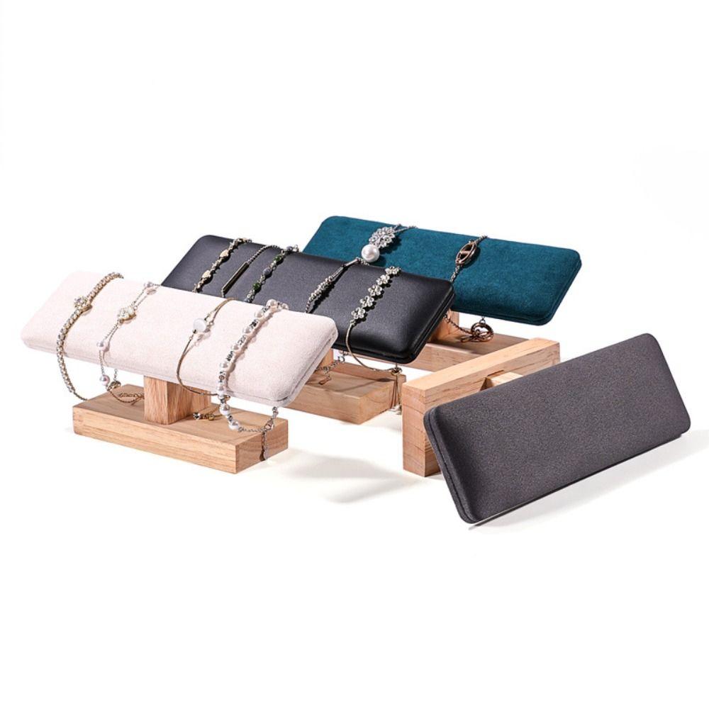 Single Layer Bracelet Display Stand Velvet Jewelry Organizer Bar  Bangle Scrunchie