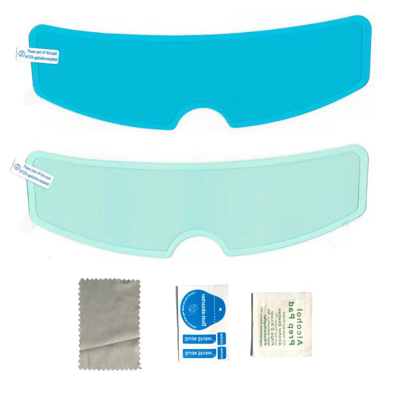 1Pc/2Pcs Motorcycle Helmet Anti Fog Film,Transparent Rainproof Universal Film,Sun Visor Rainproof Lens Film,Motorcycle Accessory