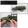 1/24 CA10 Legierung Taktischer LKW gepanzertes Fahrzeug Modell Militärisches Personaltransportfahrzeug Transportfahrzeuge Modell Ton Licht Kinder Spielzeug Geschenke