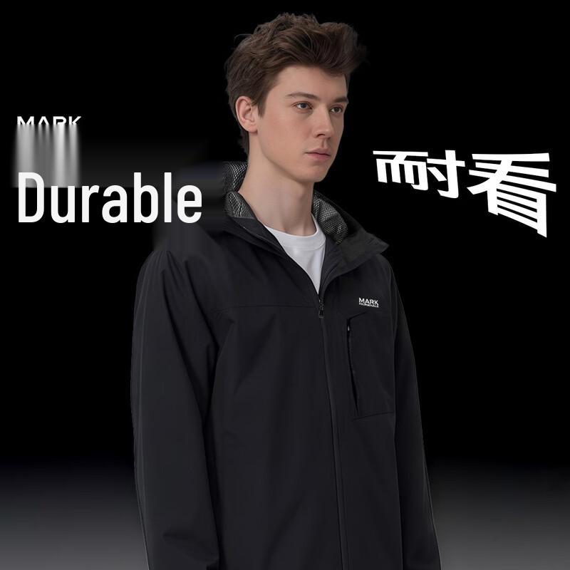 MARK FAIRWHALE Men's Hooded Windproof Work Jacket