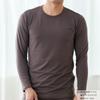 VENEX Sleeve Crew Neck Recovery Size M Men's 3/4 Wear, Mocha,