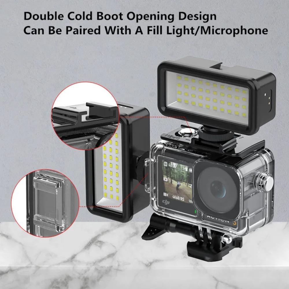 45M Underwater Diving Waterproof Protective Housing Case Cover For DJI Osmo Action 5 Pro 4 3 Sports Camera Dive Accessories