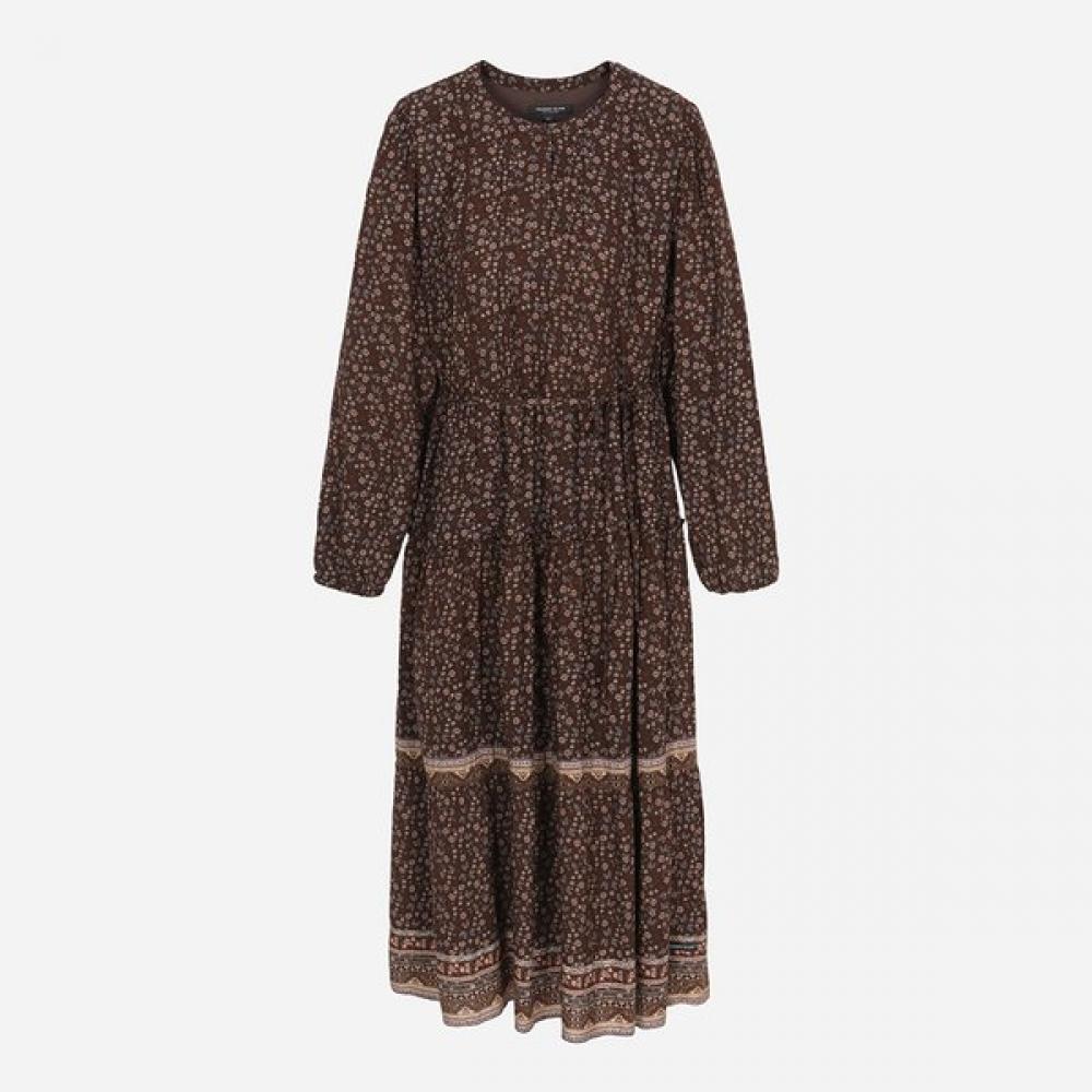 Thursday Island Vintage Flower Ethnic Long Dress T266mop154w