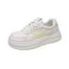 Cowhide Platform White Shoes Children's Shoes Versatile Student Board Shoes Autumn New Casual Sports Shoes Women's