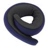 Neck Pillow Foldable Breathable Polyester Fiber Portable Memory Foam Travel Neck Pillow Navy Blue