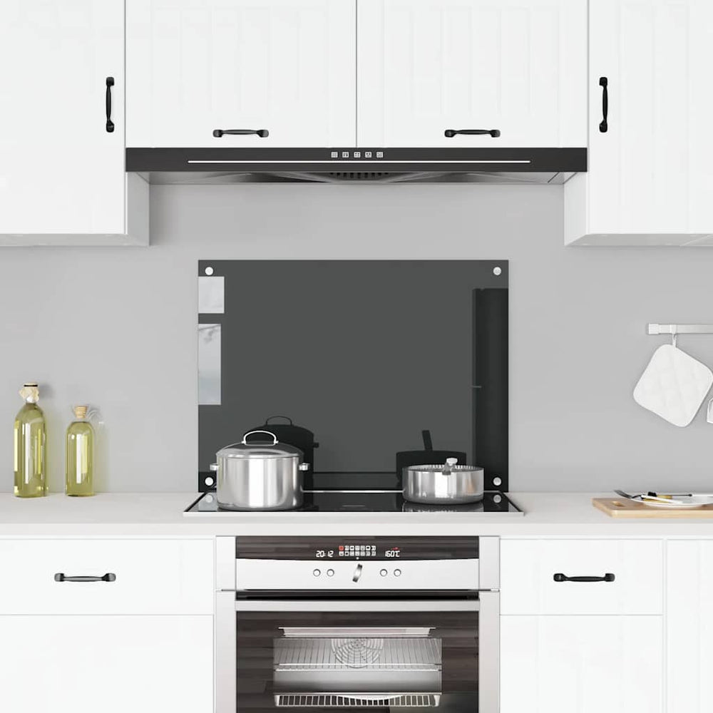 Kitchen Backsplash 80x60 Cm Tempered Glass