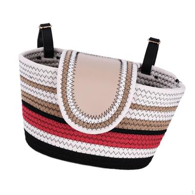 Bike Basket Adjustable Carrier Unique Decoration Front Handlebar Bicycle for