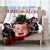Home Alone Theme Printed Blanket - Perfect for Couch, Bed, Travel & Outdoor Use | Machine Washable, Cozy & Durable.