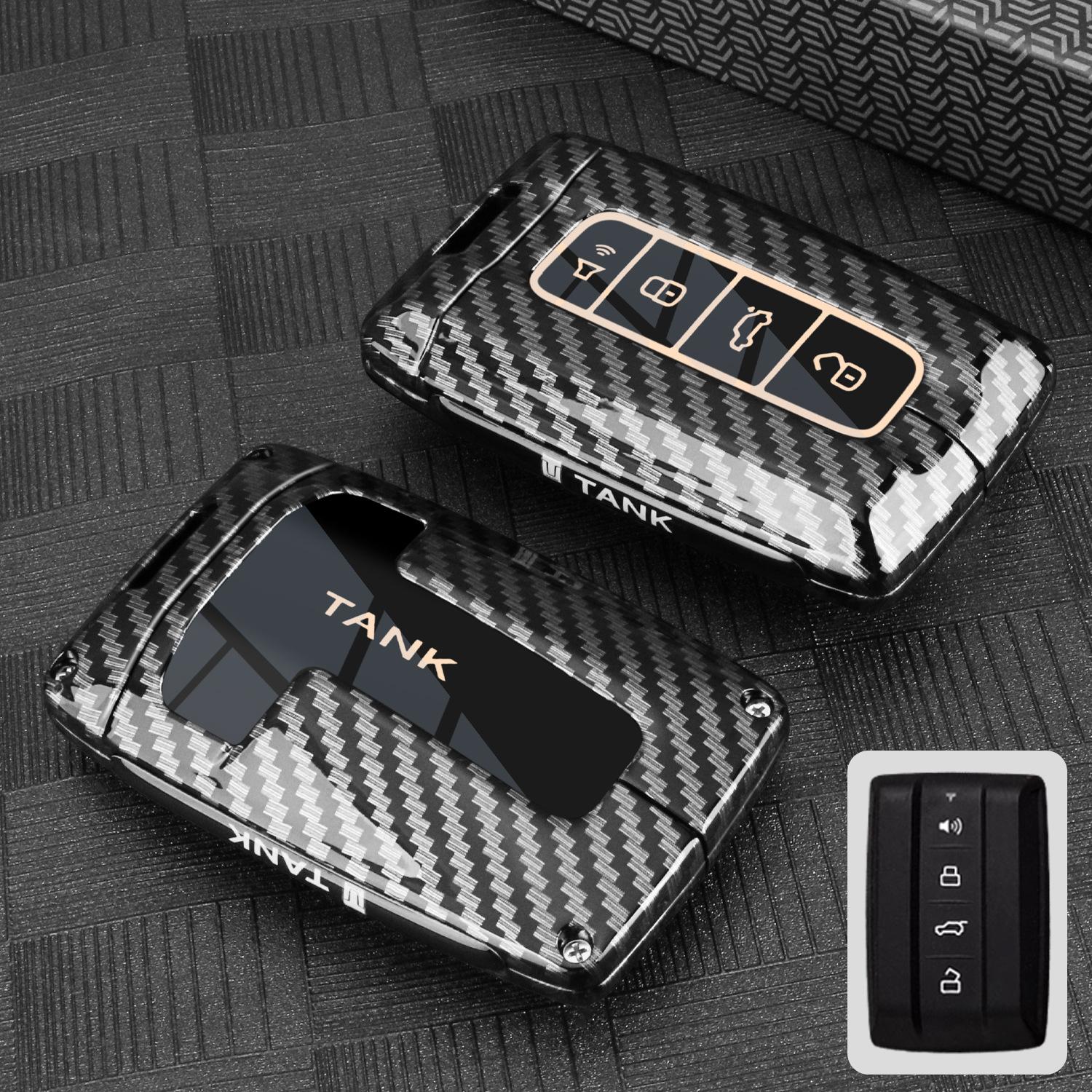 

Applicable To Tank 300 Key Set 300 400hi4t Tank 500/700 Vehicle All-inclusive Metal Keychain Case