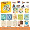 Brangdy 14-in-1 Children's Wooden Board Game Set