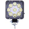 Auto-Arbeitslampe 9LEDs Scheinwerfer 27W Quadrat IP67 Aluminiumlegierung PC für Automobil-Motorrad OffRoad