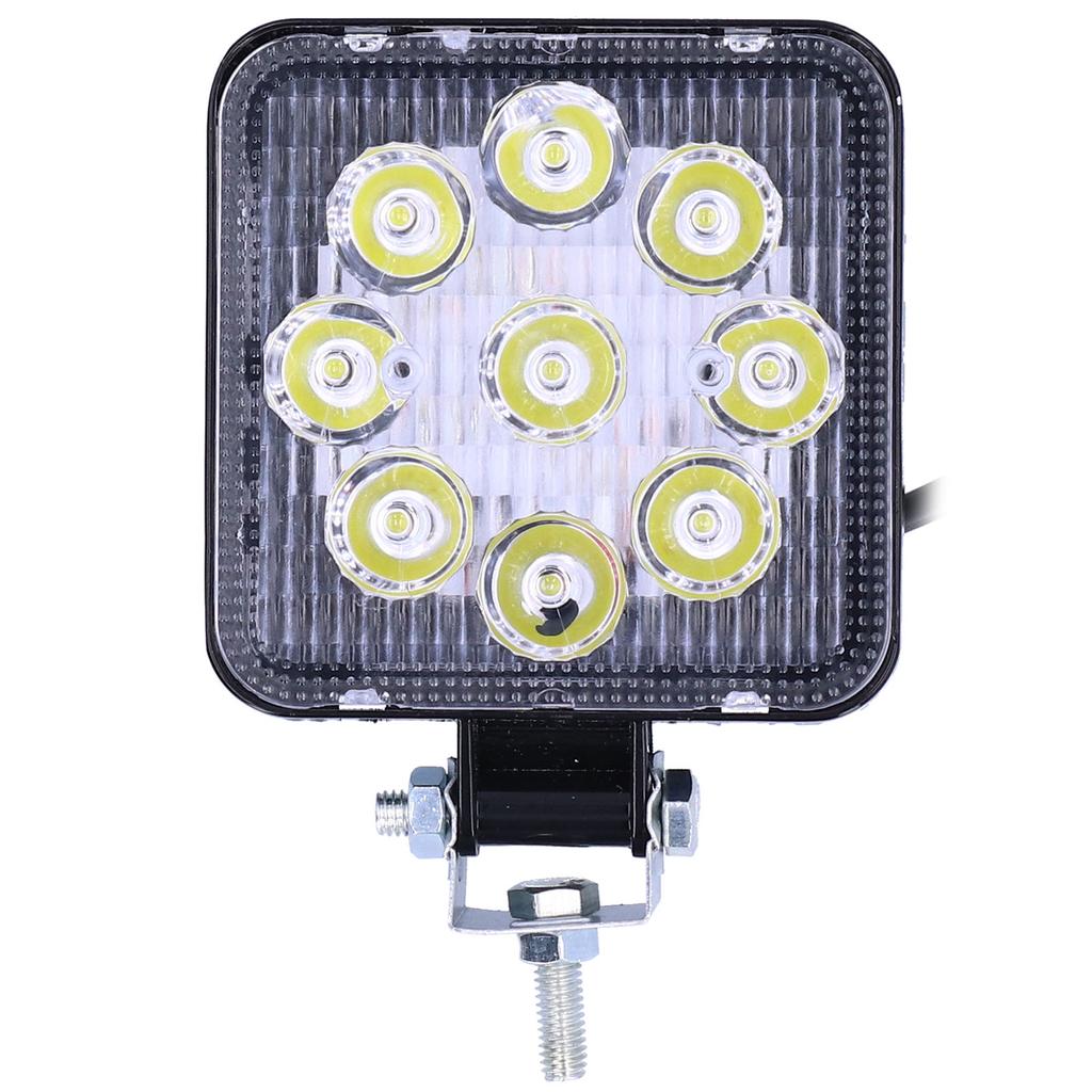 Auto-Arbeitslampe 9LEDs Scheinwerfer 27W Quadrat IP67 Aluminiumlegierung PC für Automobil-Motorrad OffRoad