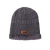Winter Knitted Fleece-Lined Hat & Scarf Set for Men, Women & Kids - Thick Wool Parent-Child Cap