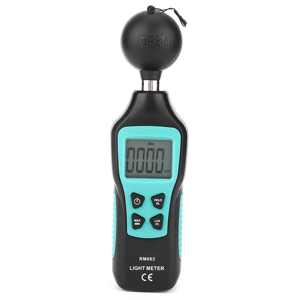 Portable RM063 High Accuracy Digital LCD Light Meter Luxmeter Illuminometer Photometer